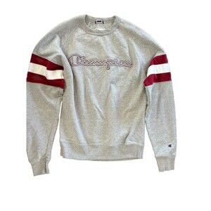 Champion Colorblock Crewneck Logo Size S Soft Very Good Condition